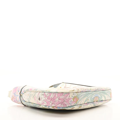 Gucci New Shangai Calfskin Tiger Savanah Small Jackie 1961 Hobo Chalky White Multicolor 4 of 9