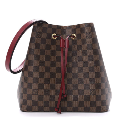 Louis Vuitton Damier Ebene Neonoe MM Cherry Berry 1 of 12