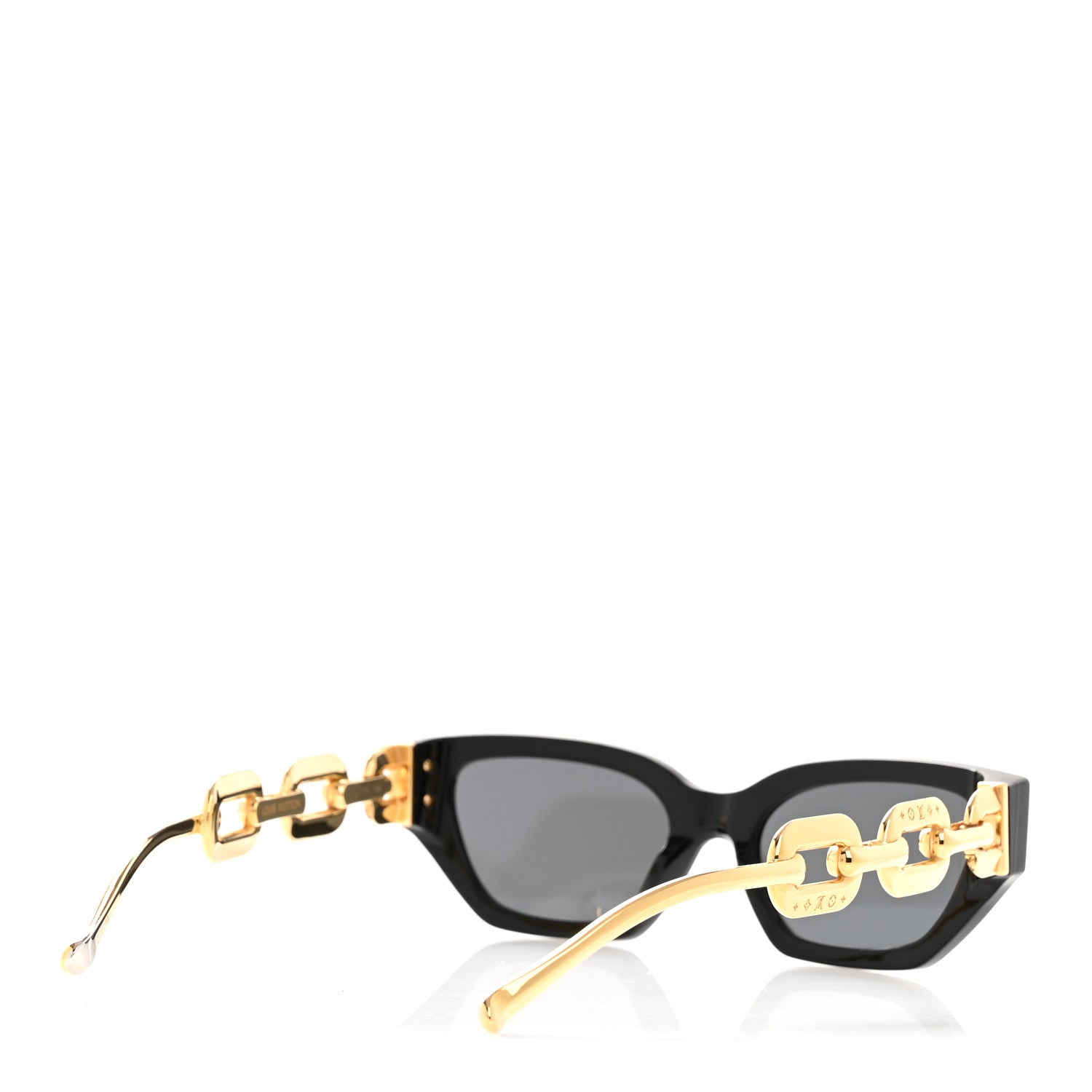 Louis Vuitton Metal LV Edge Sunglasses Z1473W Black 4 of 8