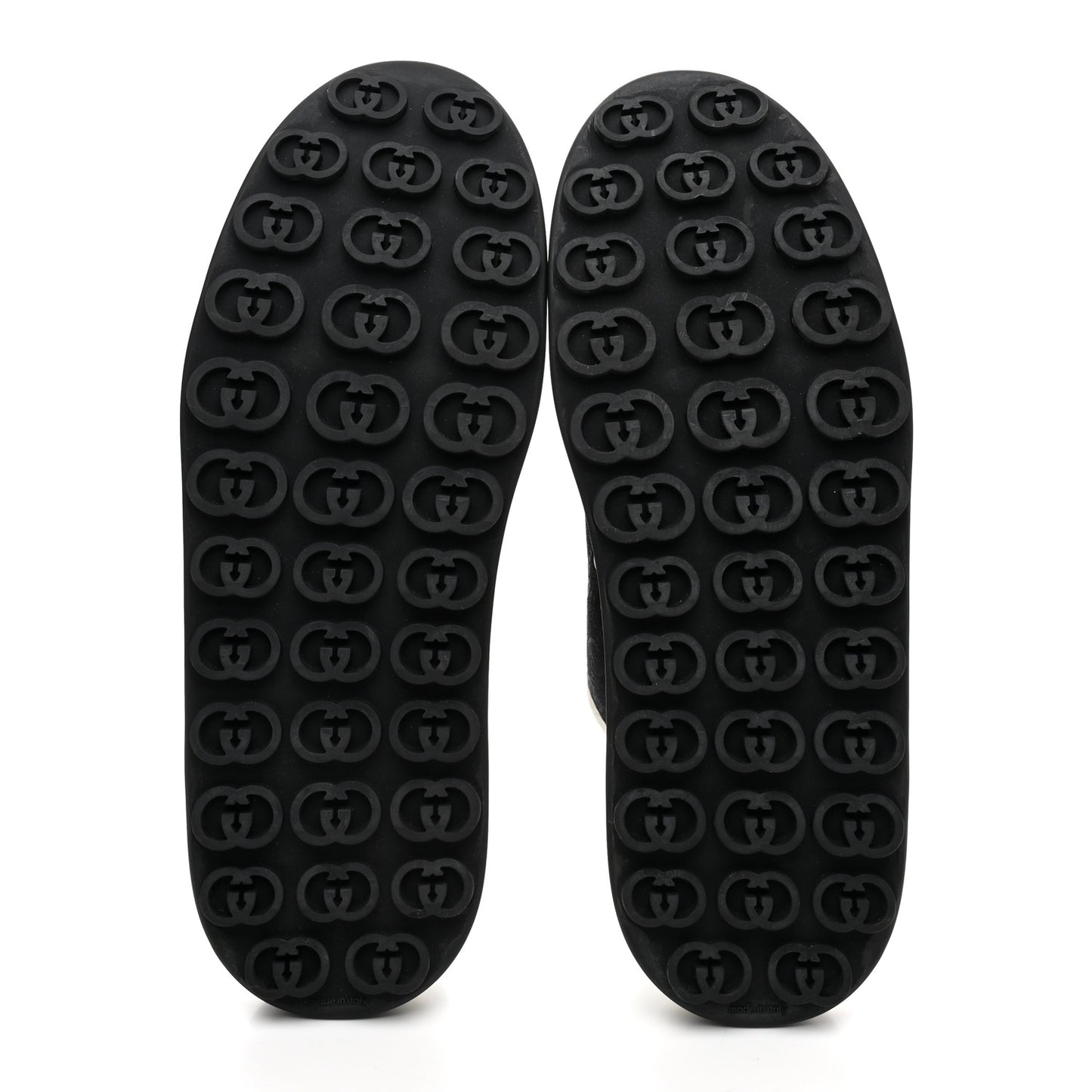 GG Monogram Mens 1977 Tennis Platform 52mm Sneakers 10.5 Black Mystic White