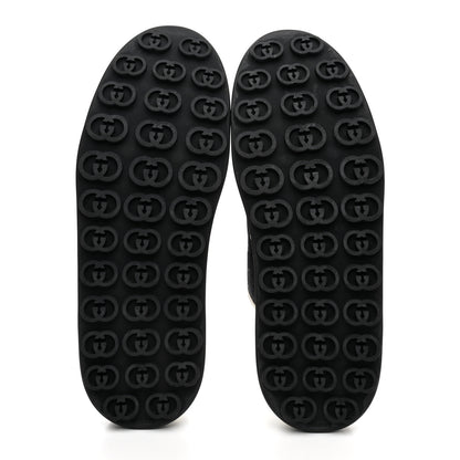 Gucci GG Monogram Mens 1977 Tennis Platform 52mm Sneakers 10.5 Black Mystic White 5 of 10