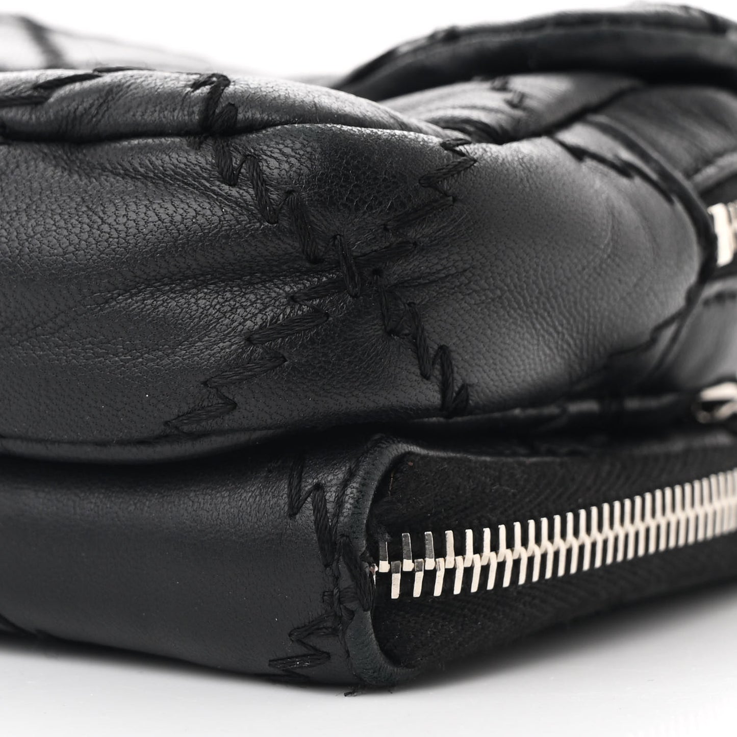 Lambskin Stitched New Mini Flap Black