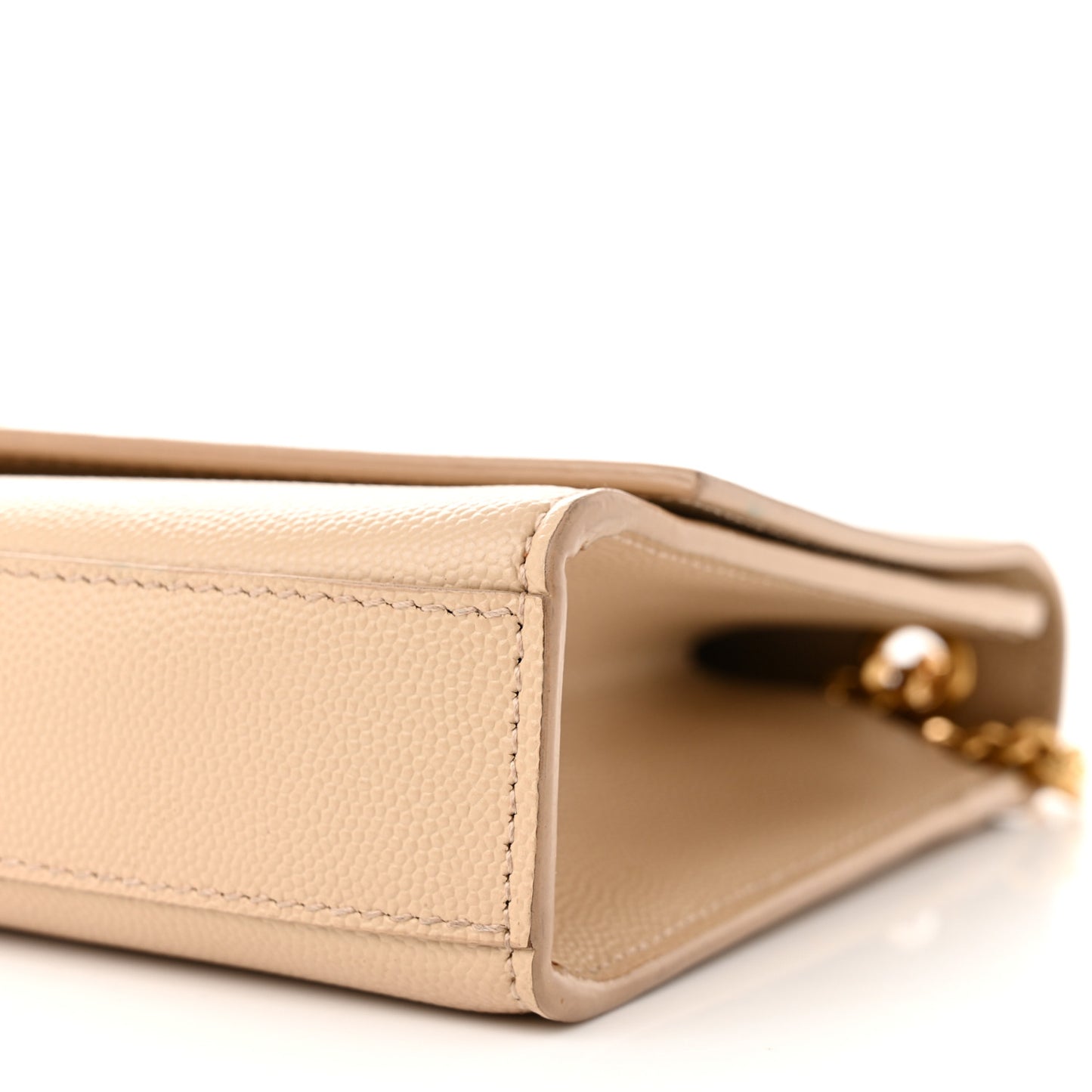 Grain De Poudre Medium Monogram Kate Satchel Dark Beige