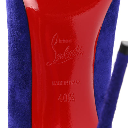Christian Louboutin Veau Velours So Kate 120 Pumps 40.5 Purple Pop 6 of 8