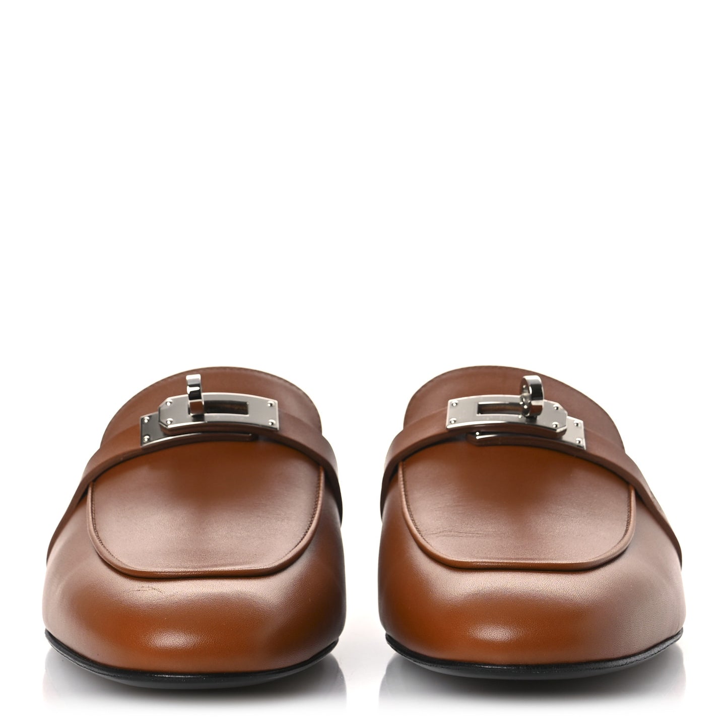 Heritage Calfskin Oz Mules 39 Naturel