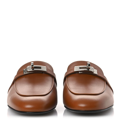 Hermes Heritage Calfskin Oz Mules 39 Naturel 3 of 13