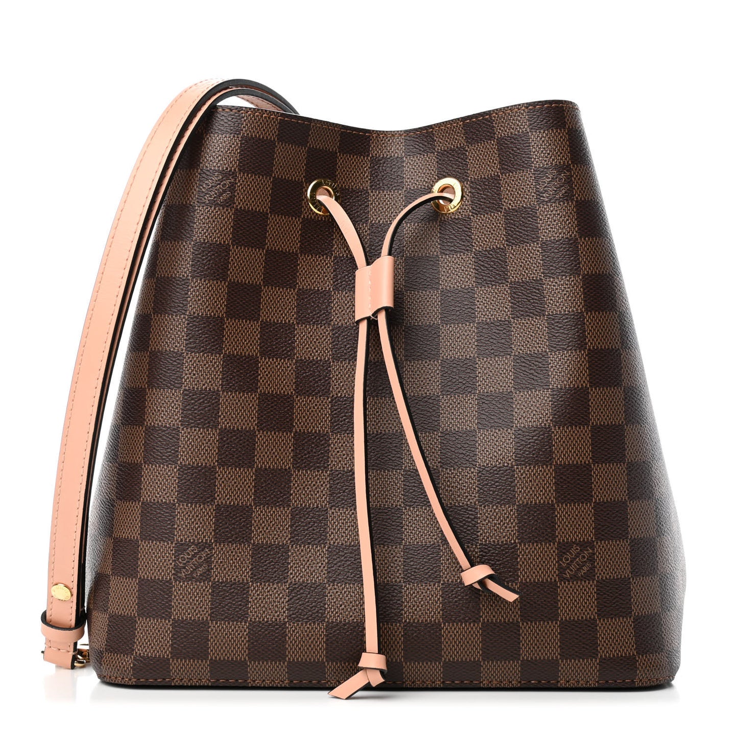 Damier Ebene Neonoe MM Venus Pink