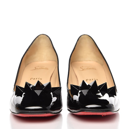 Christian Louboutin Patent Pyramidame 45 Pumps 39.5 Black 2 of 10