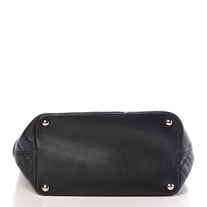 Chanel Calfskin Quilted Medium Cambon Tote Black 14 of 14