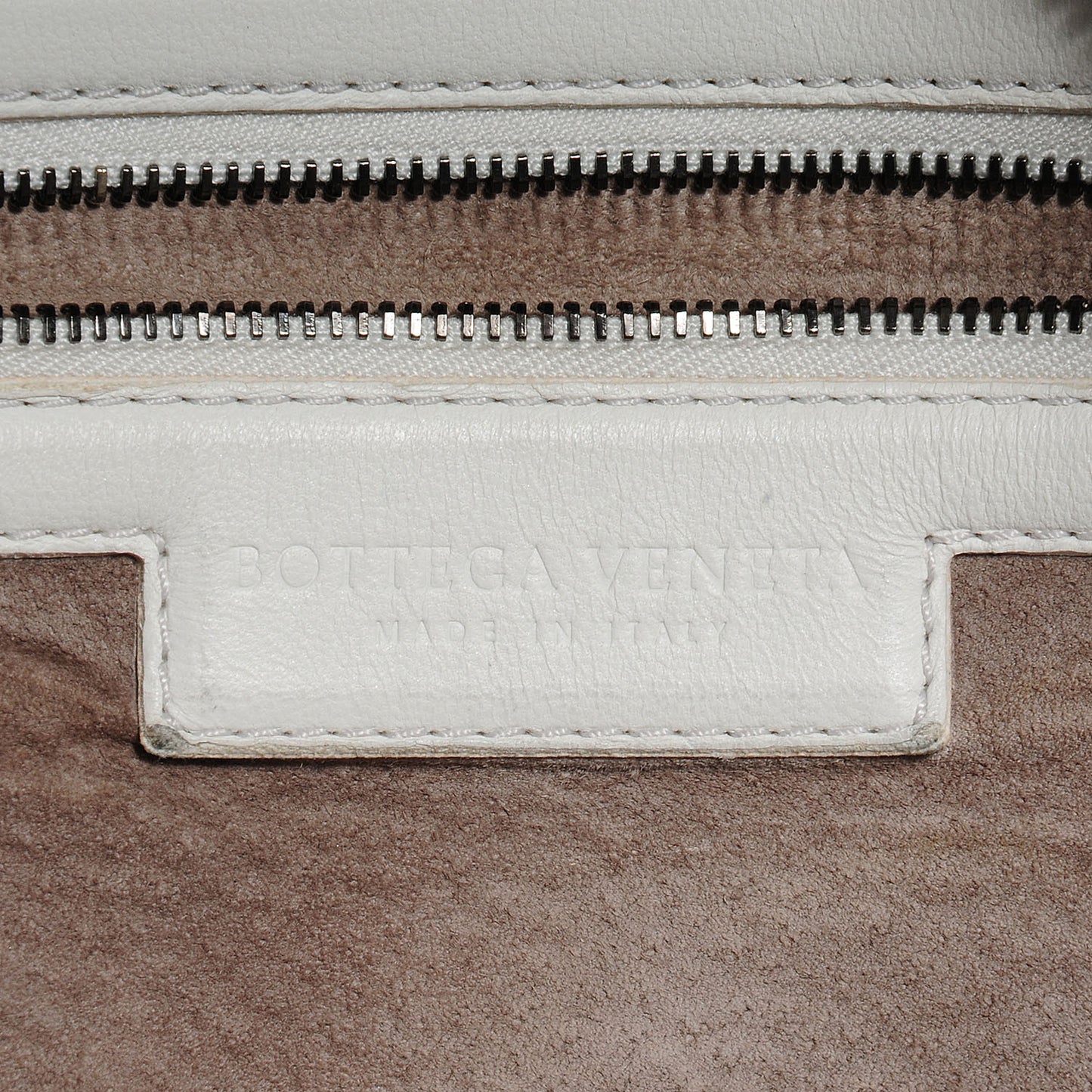 Nappa Intrecciato Large Hobo White