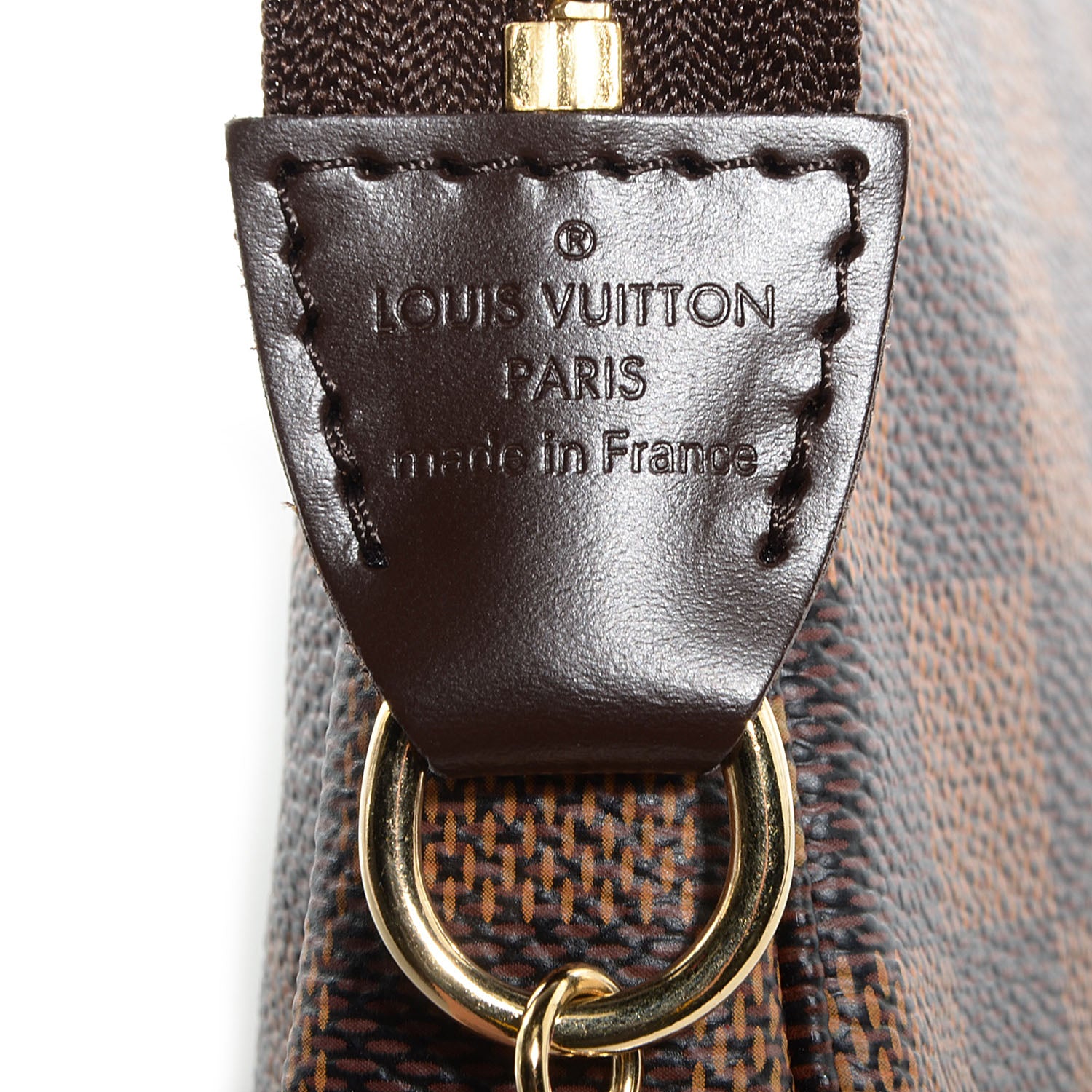 Louis Vuitton Damier Ebene Complice Trunks and Bags Mini Pochette Accessories Red 7 of 7