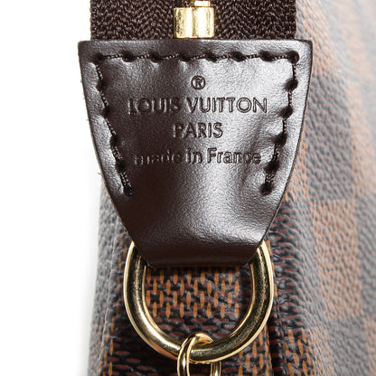 Louis Vuitton Damier Ebene Complice Trunks and Bags Mini Pochette Accessories Red 7 of 7