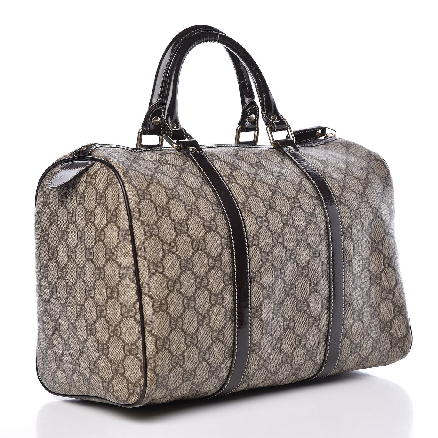 GG Plus Monogram Medium Joy Boston Dark Brown