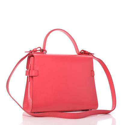 Delvaux Calfskin MM Tempete Satchel Rose Candy 3 of 9