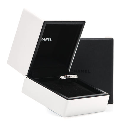 Chanel 18K White Gold Mini Coco Crush Ring 55 7.25 6 of 6