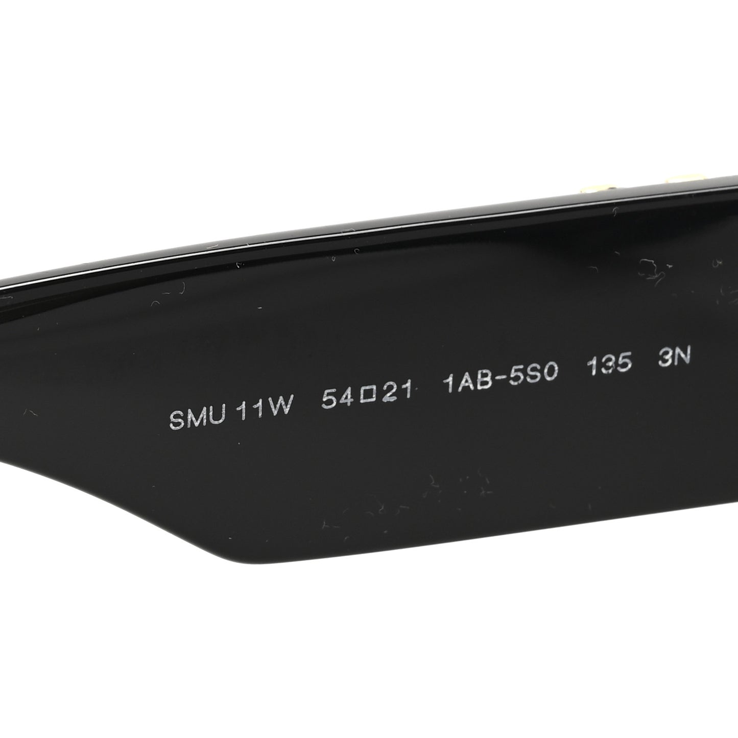Acetate Oval Glimpse Sunglasses SMU11W Black