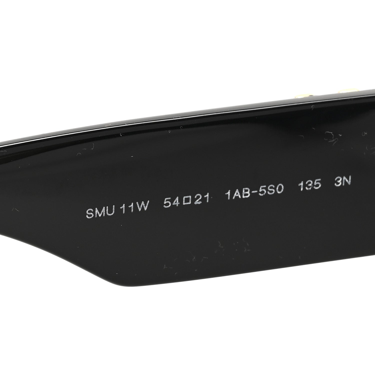 Miu Miu Acetate Oval Glimpse Sunglasses SMU11W Black 5 of 8