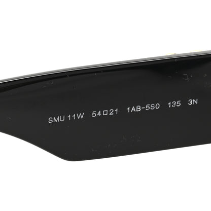 Miu Miu Acetate Oval Glimpse Sunglasses SMU11W Black 5 of 8