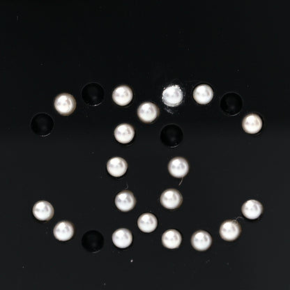 Chanel Plexiglass Pearl Playing Card Casino Minaudiere Clutch Black Gold 13 of 13