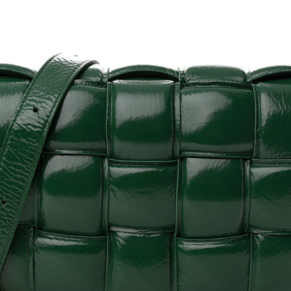 Bottega Veneta Textured Deerskin Maxi Intrecciato Padded Cassette Crossbody Bag Raintree 8 of 10