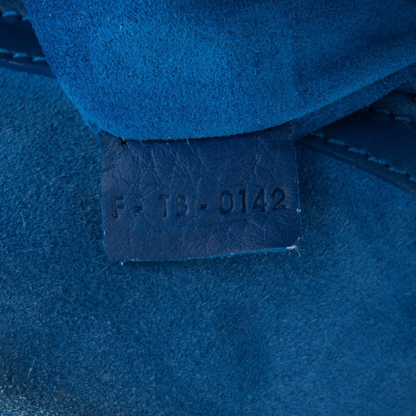 Supple Calfskin Medium Phantom Luggage Royal Blue