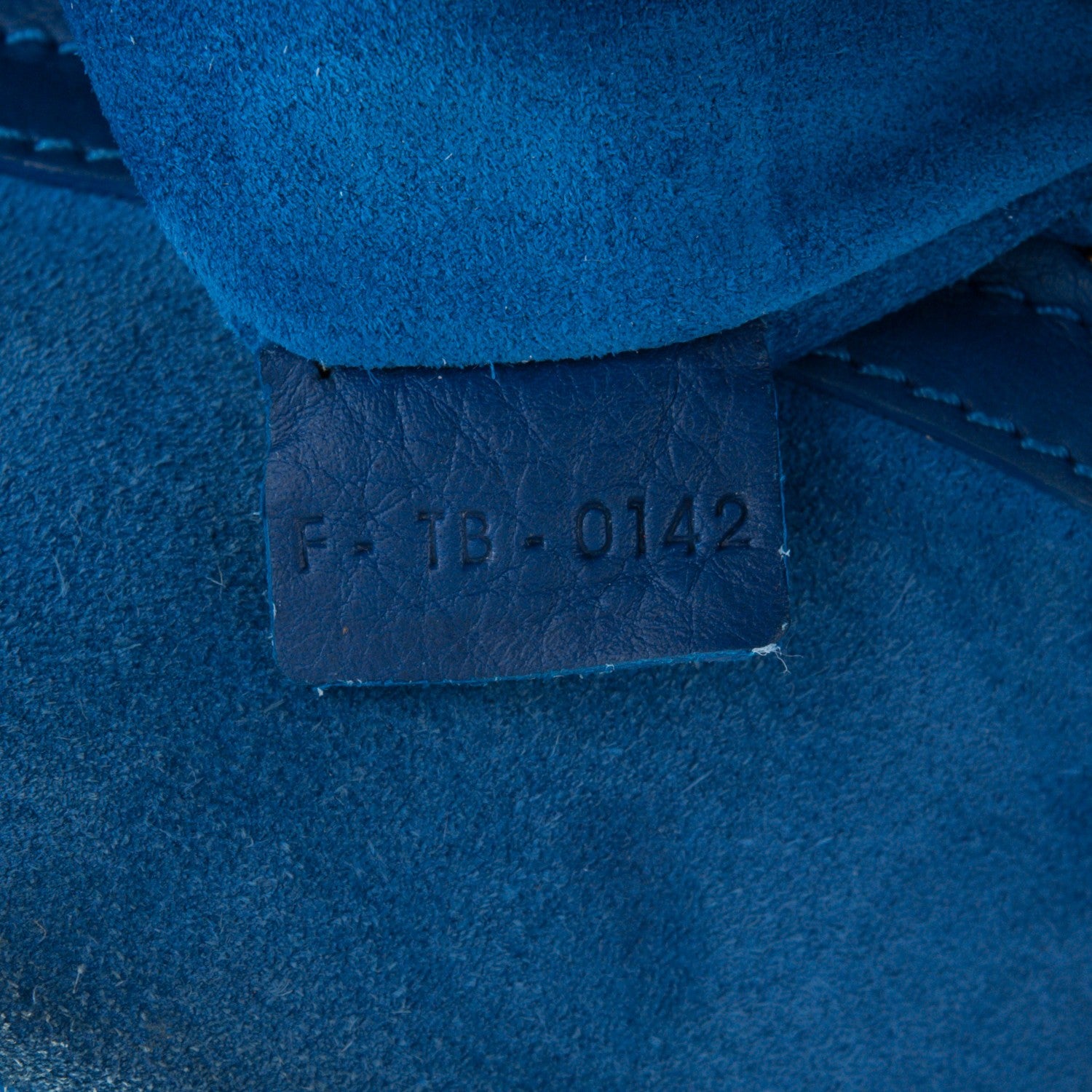 Celine Supple Calfskin Medium Phantom Luggage Royal Blue 7 of 7