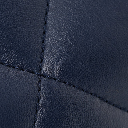 Chanel Lambskin Quilted Large Chanel 19 Flap Navy Blue 11 of 12
