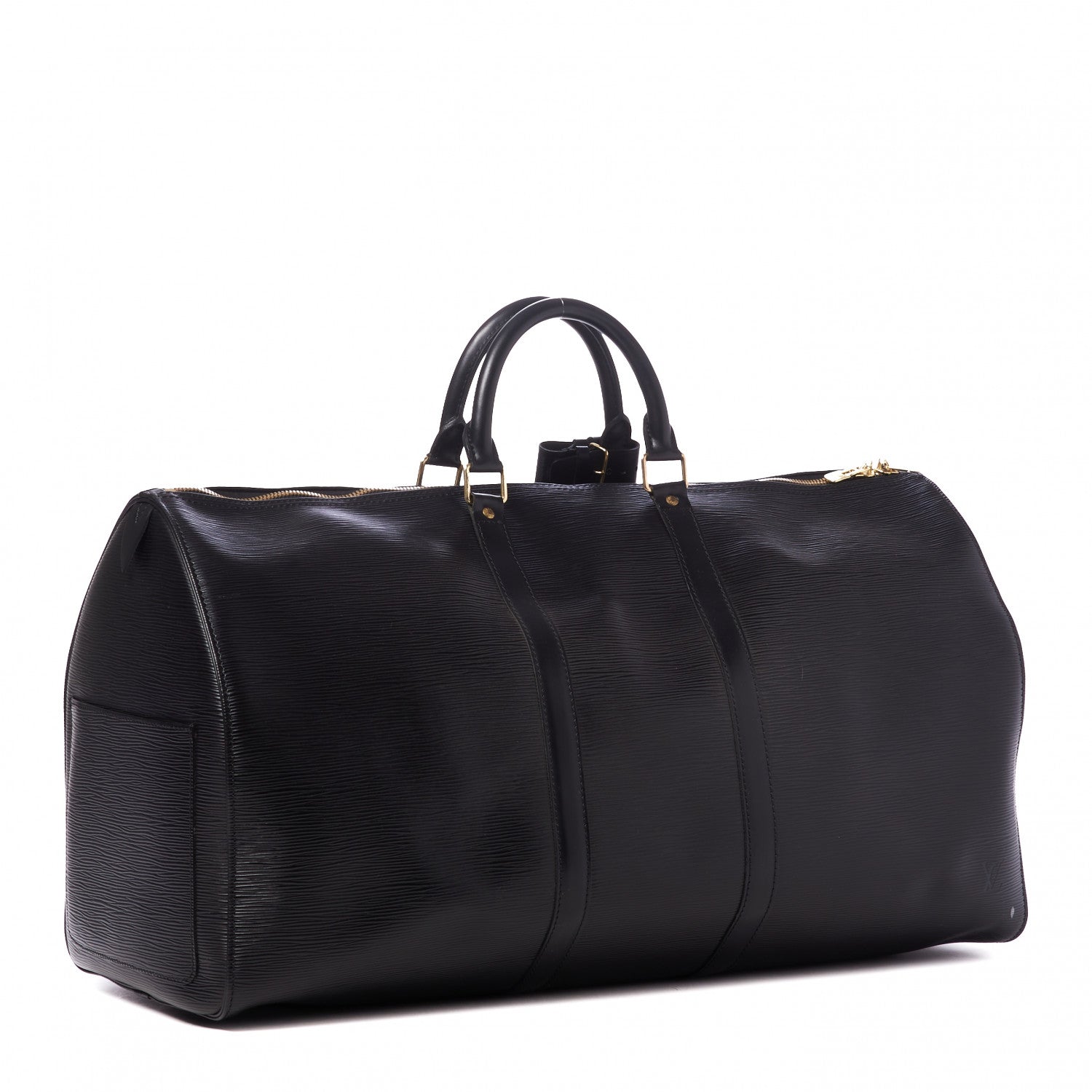 Louis Vuitton Epi Keepall 55 Black 2 of 10