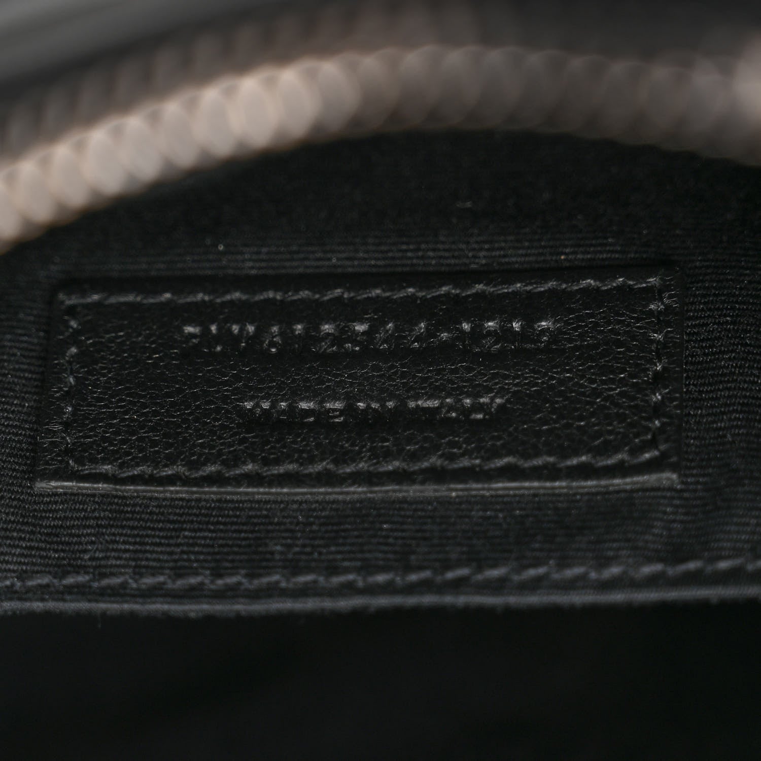 Saint Laurent Calfskin Matelasse Monogram Lou Camera Bag Black 7 of 11