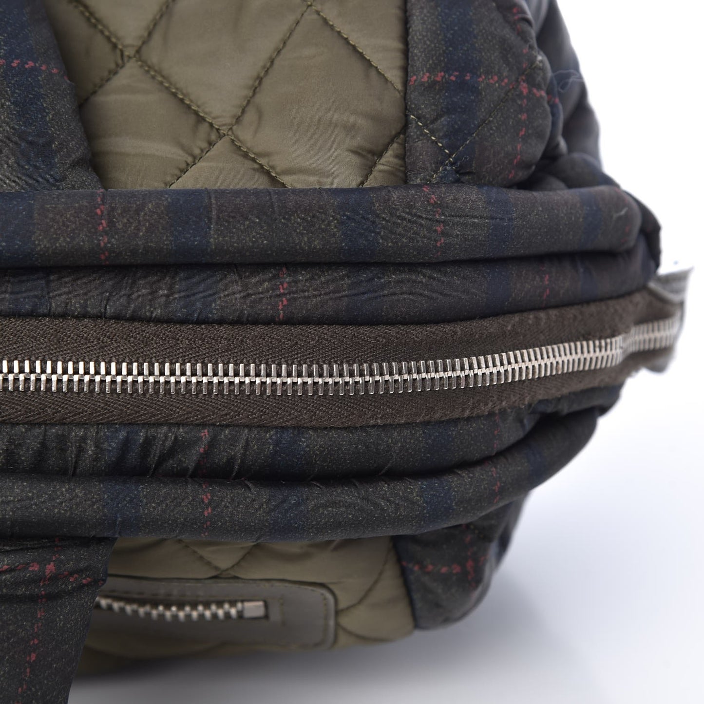 Nylon Quilted Coco Cocoon Bowler Khaki