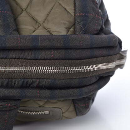 Chanel Nylon Quilted Coco Cocoon Bowler Khaki 9 of 14