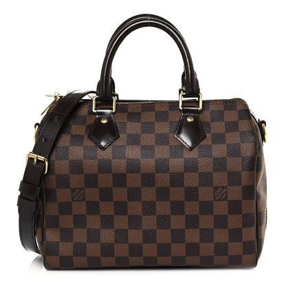 Louis Vuitton Damier Ebene Speedy Bandouliere 25 1 of 12