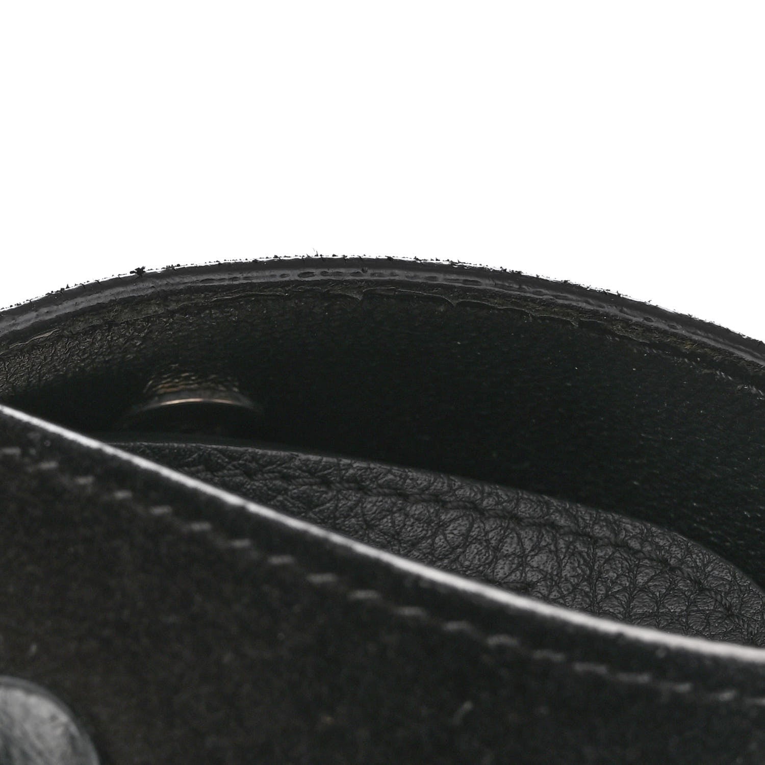 Celine Drummed Calfskin Suede Small Trapeze Black 10 of 10