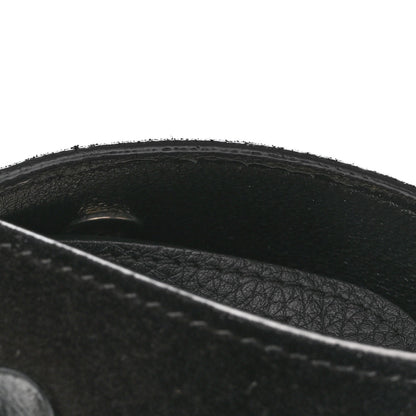 Celine Drummed Calfskin Suede Small Trapeze Black 10 of 10
