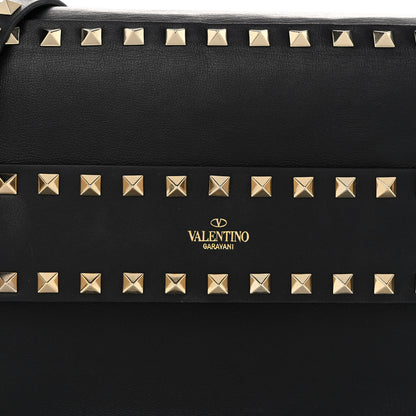 Valentino Garavani Vitello Rockstud Side Slip Crossbody Black 7 of 9