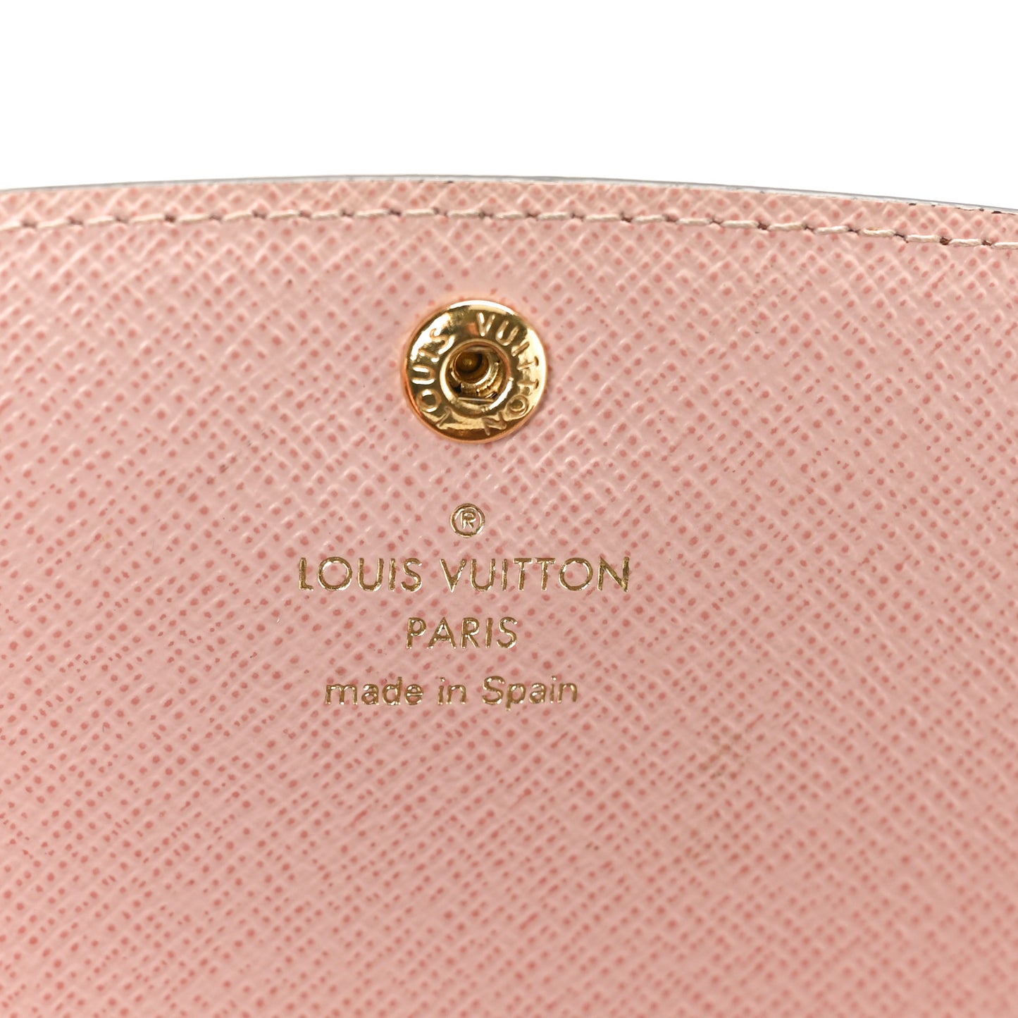 Damier Ebene Emilie Wallet Rose Ballerine