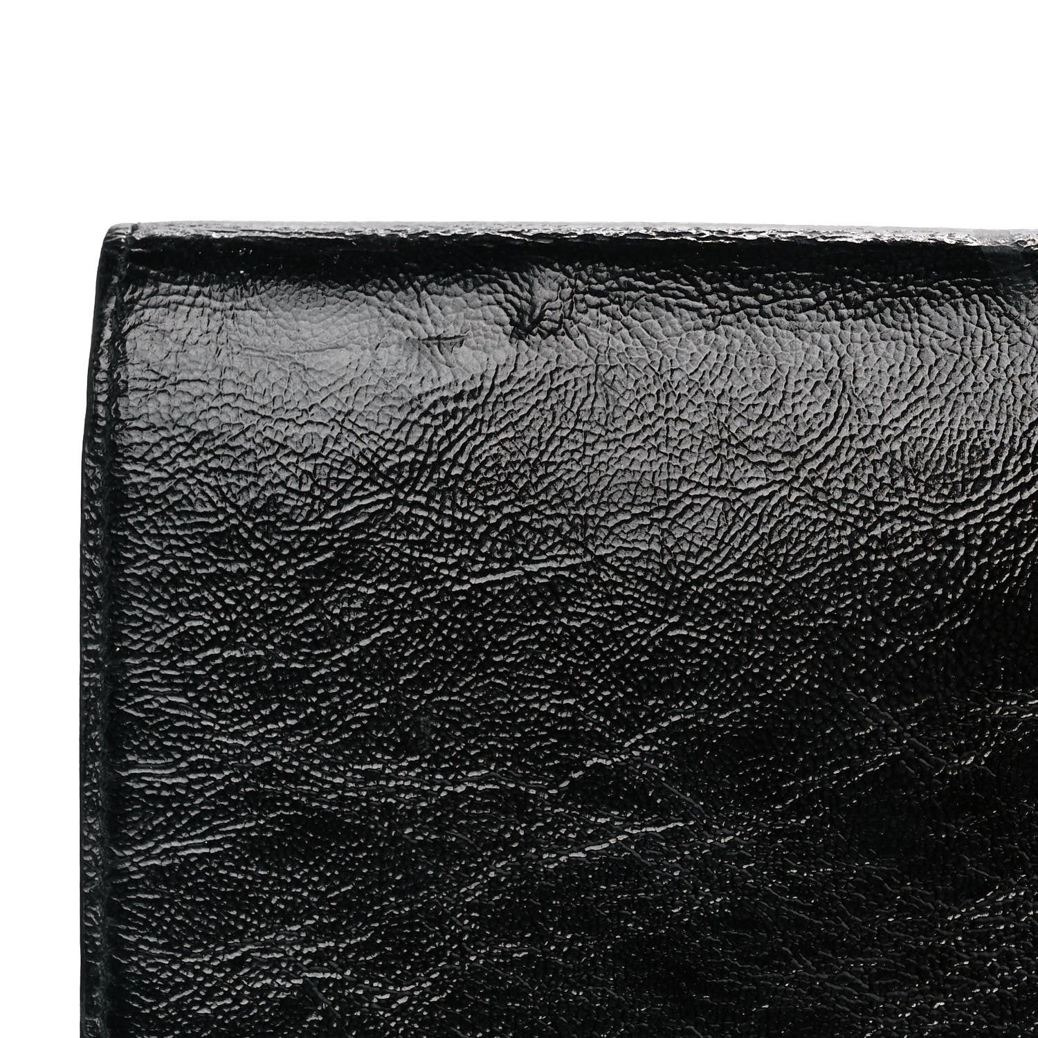 Saint Laurent Textured Patent Monogram Large Belle De Jour Clutch Black 7 of 11