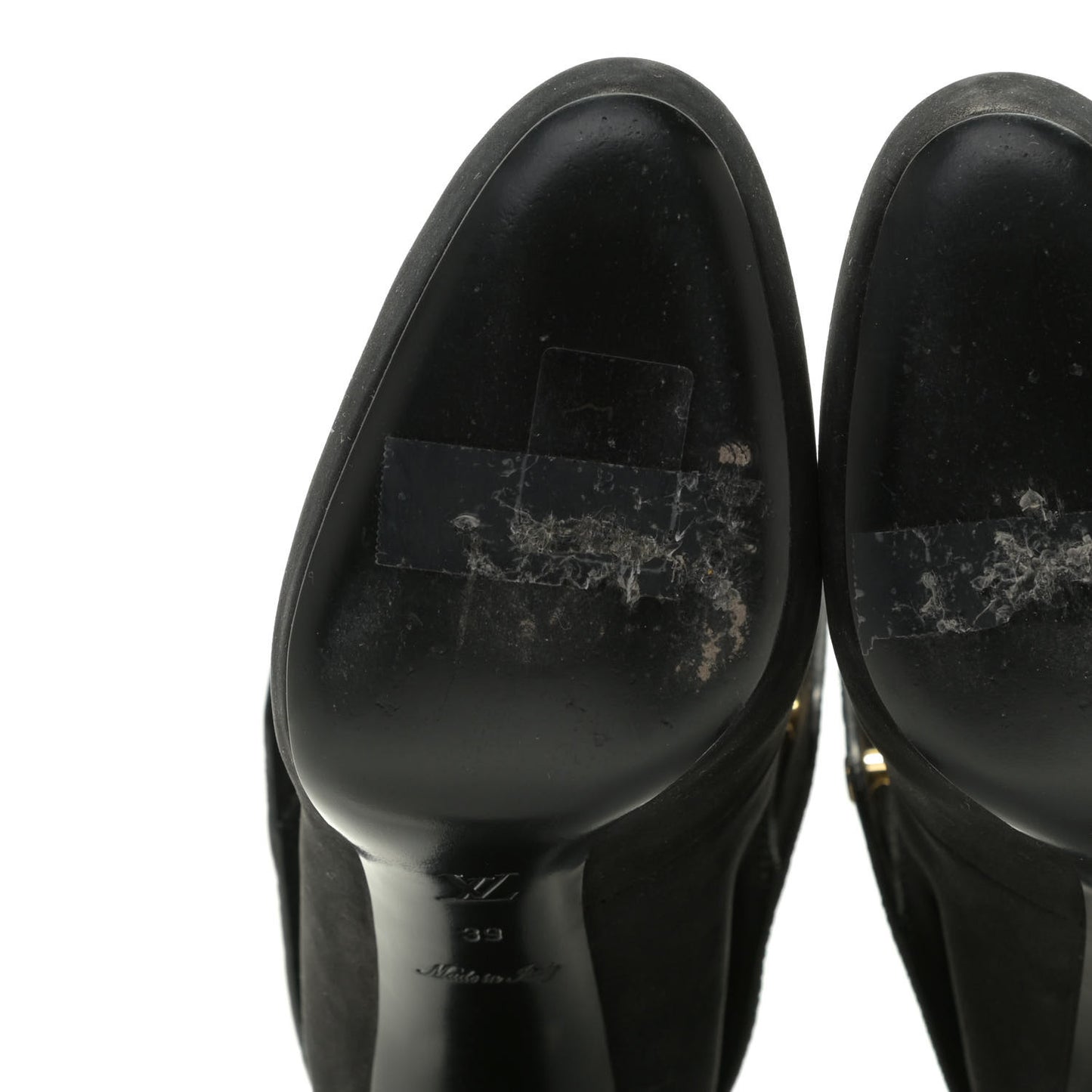 Suede Lace Up Ankle Boots 39 Black