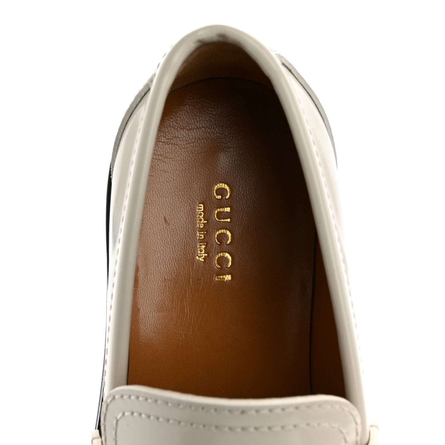 Cordovan Lux Womens Jeanne Platform Lug Sole 30/45mm Loafers 36 Mystic White