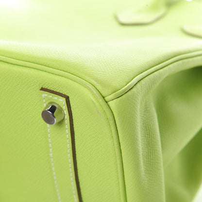Hermes Epsom Candy Birkin 30 Kiwi Lichen 37 of 38
