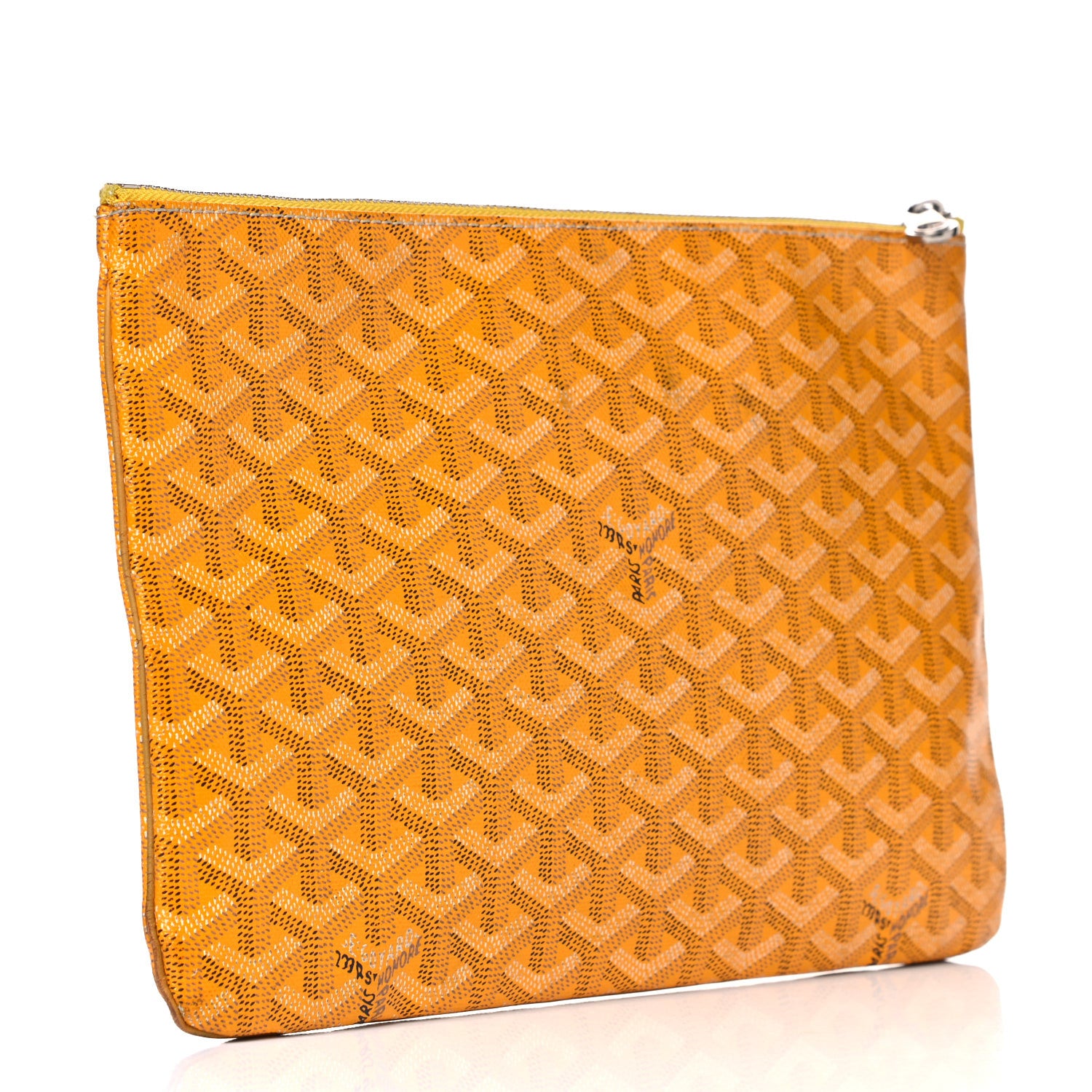 Goyard Goyardine Senat Pochette MM Yellow 3 of 20