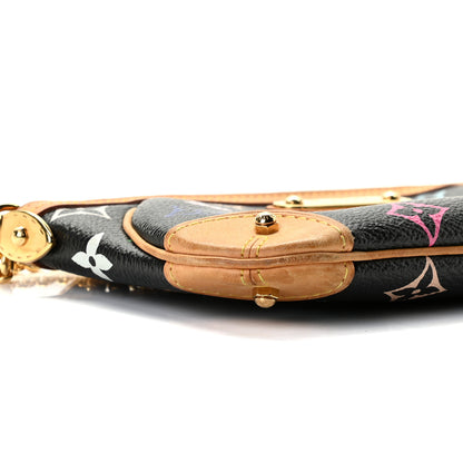 Louis Vuitton Monogram Multicolor Pochette Milla MM Black 5 of 8