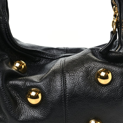 Chloe Calfskin Studded Small Bracelet Hobo Bag Black 6 of 8