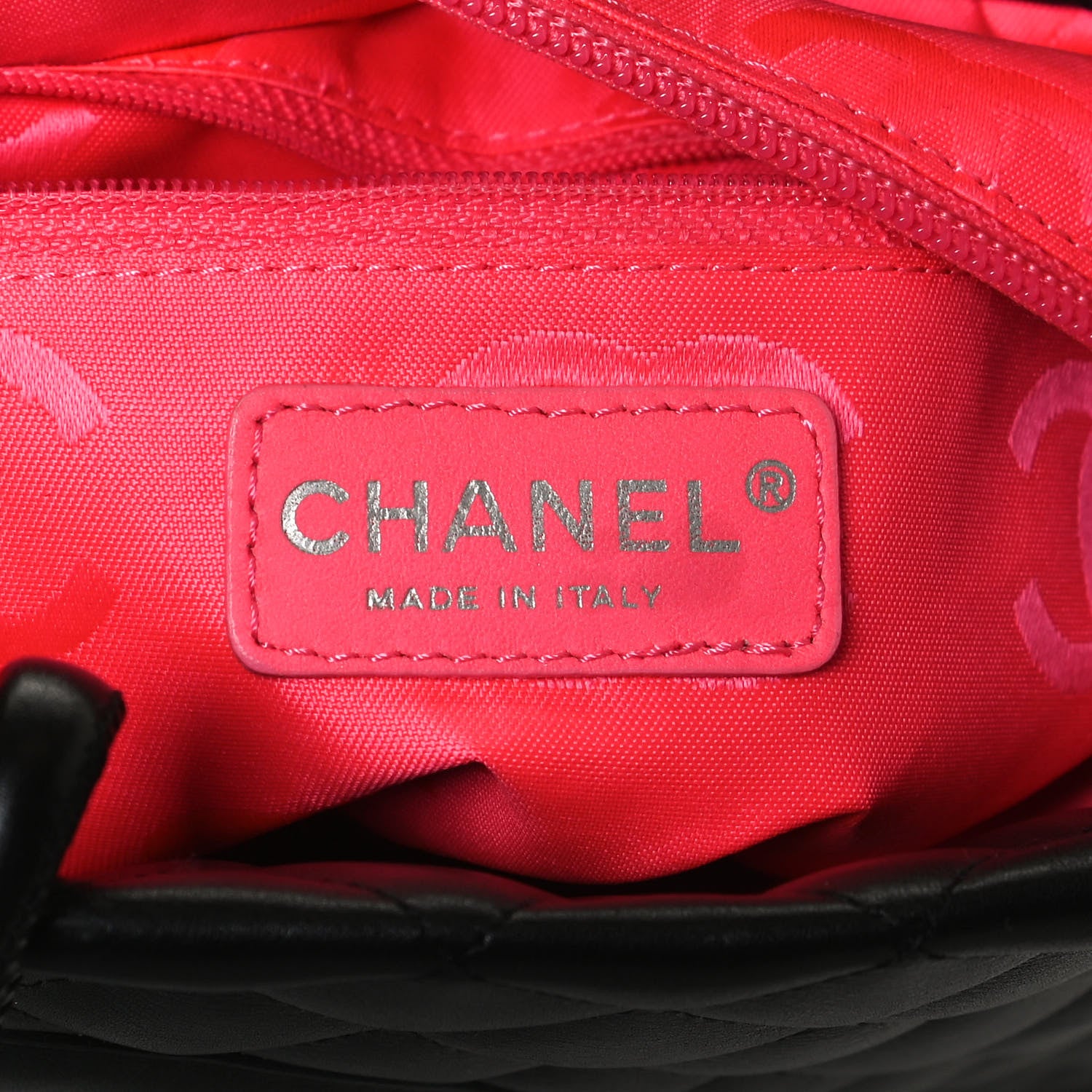 Chanel Calfskin Quilted Medium Cambon Tote Black 6 of 10