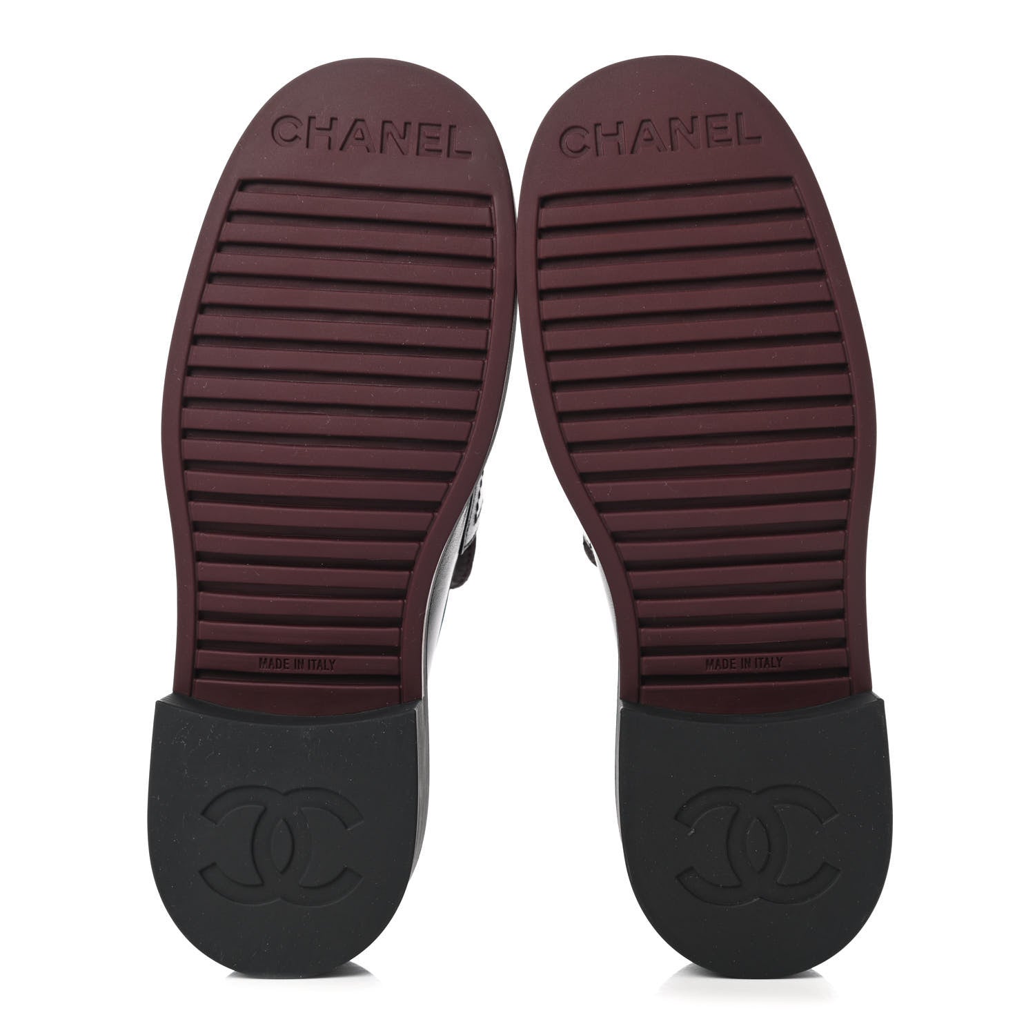 Chanel Lambskin Quilted CC Turnlock Loafers 37 Black 5 of 10