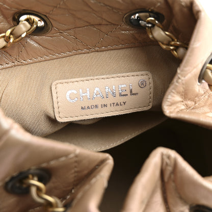 Chanel Iridescent Lambskin Calfskin Small Quilted Gabrielle Backpack Light Pink 6 of 10