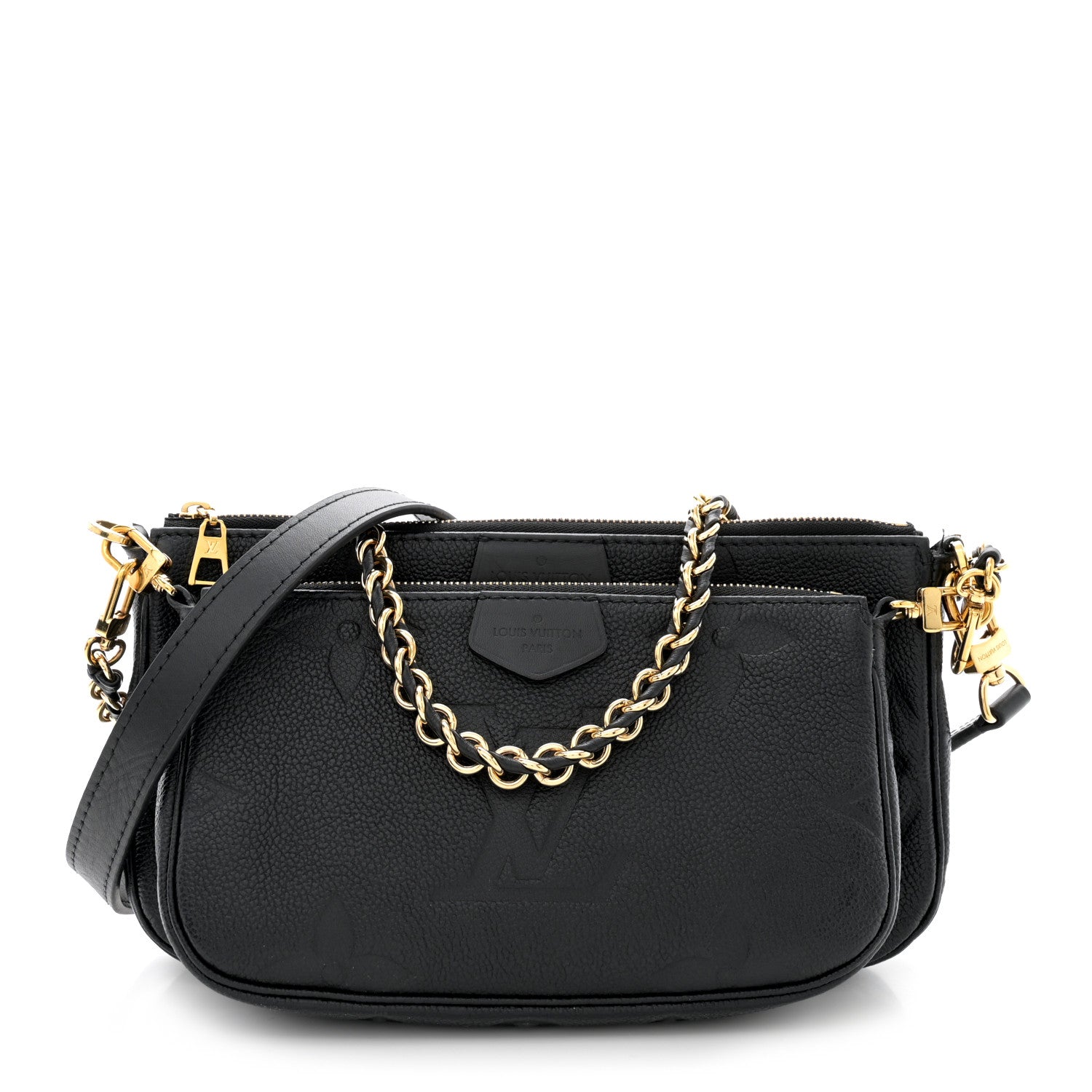 Louis Vuitton Empreinte Monogram Giant Multi Pochette Accessories Black 1 of 14