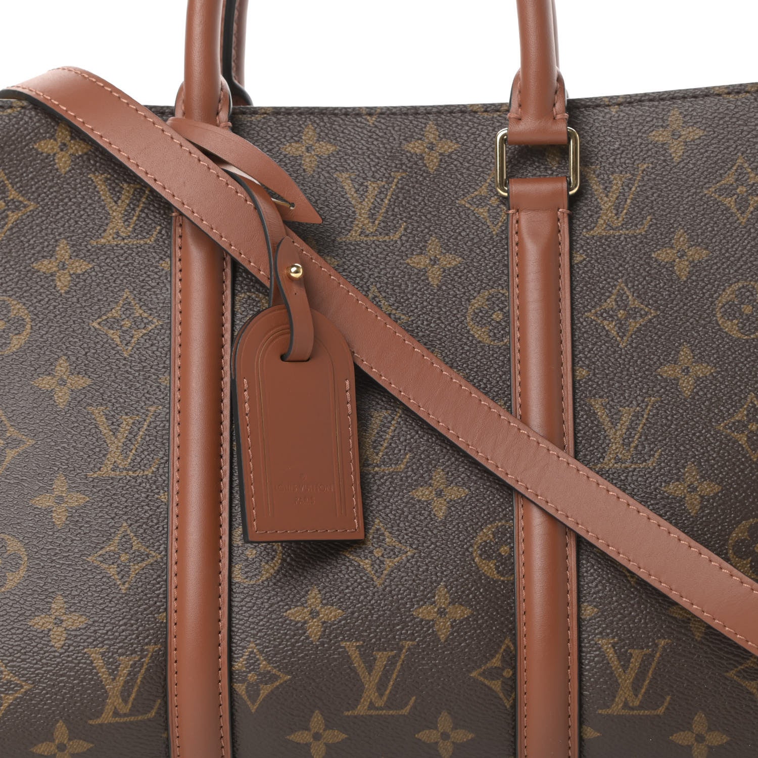Louis Vuitton Monogram Soufflot MM Caramel 11 of 15