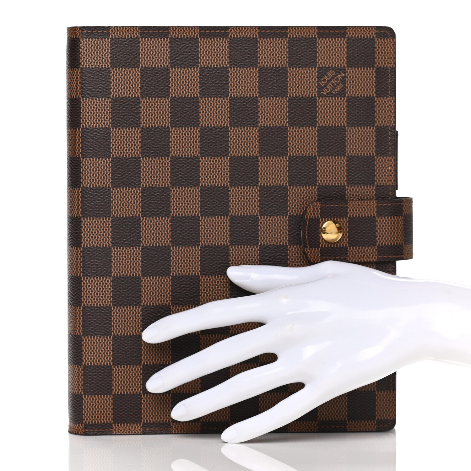 Louis Vuitton Damier Ebene Large Ring Agenda Cover 2 of 6