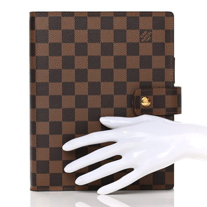 Louis Vuitton Damier Ebene Large Ring Agenda Cover 2 of 6